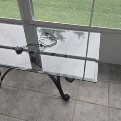 Glass Coffee Table And End Table