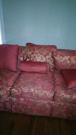 Red couch