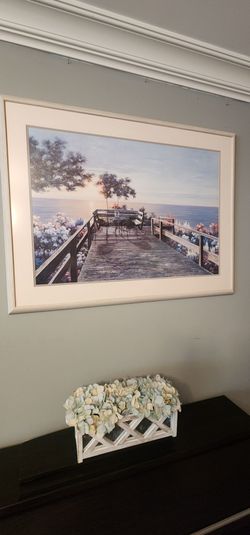 .Framed art work from Diane Romanello