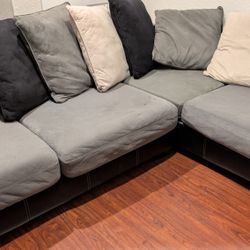 2-piece Sectional L-shaped Couch 