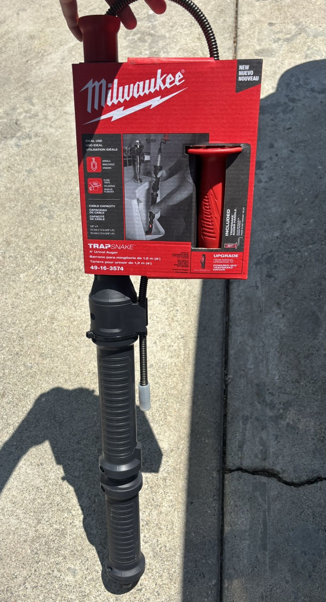 Milwaukee Urinal Auger