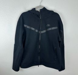 Nike tech black zip up hoodie