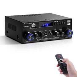 Bluetooth 2.1-Channel Stereo Amplifier with FM & USB