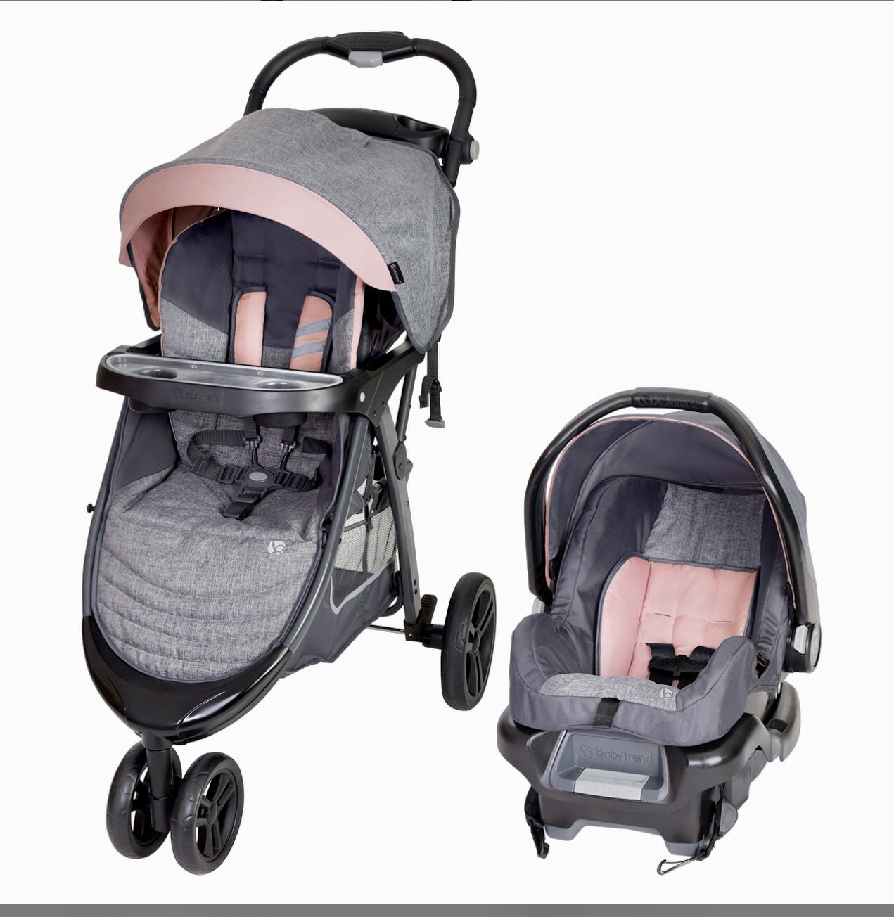 Baby Trend Skyline Travel Starlight Pink