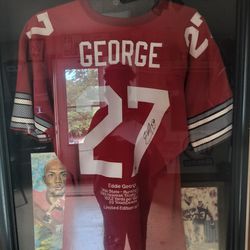 Signed Eddie George Jersey