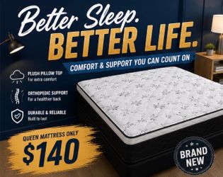 NEW PILLOW TOP MATTRESS