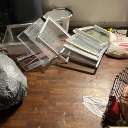 refrigerator Door, Shelving, And Drawer