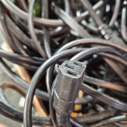 Computer Power Cords Lot 3 Prong