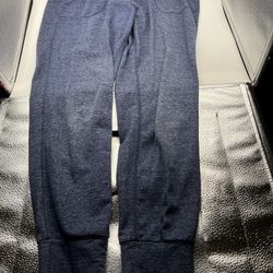 Blue Sweatpants /joggers With Front Pockets Size Medium 