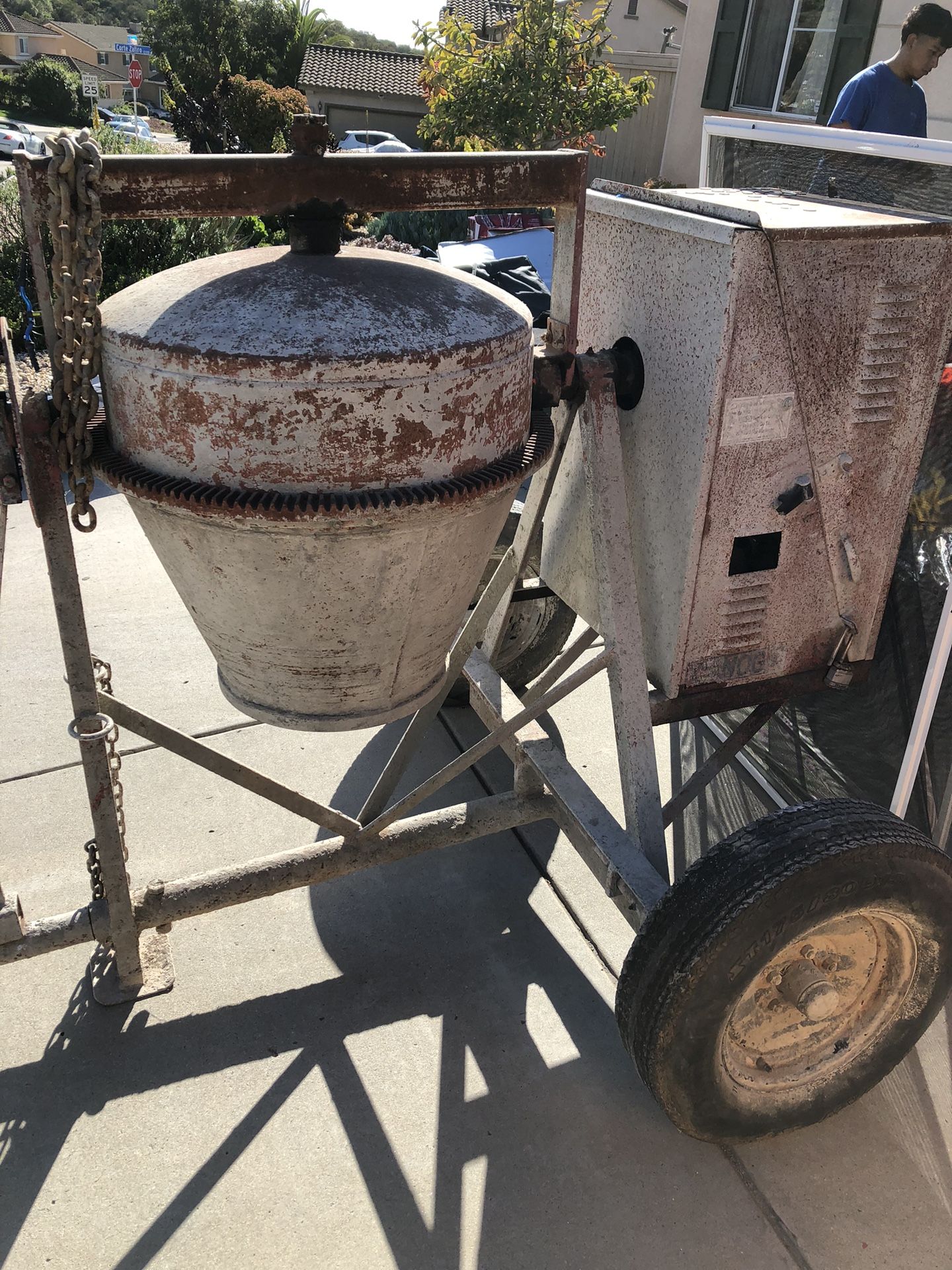 Concrete Mixer With Honda Motor