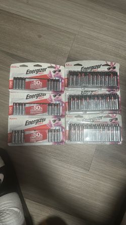3 Packs Of AA & 3 Packs Of   AAA Energizer