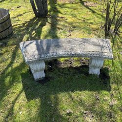 Vintage Concrete Bench