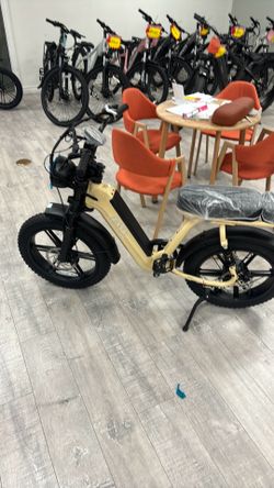 Stepthru full suspension hydraulic brake moped style Ebike