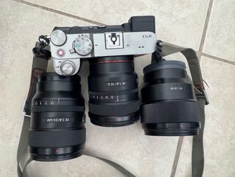 Sony A7CII with lenses