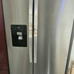 Whirlpool Dual Door Stainless Steel Fridge
