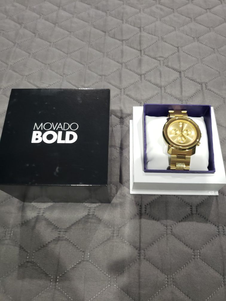 Movado Bold Gold