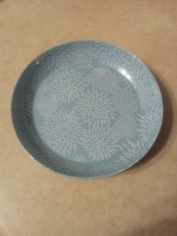 Katie Kime - Set Of 4 Melamine Plates, "Mums The Word"