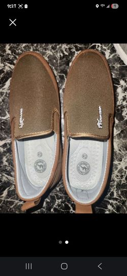 Camel Crown Men's Casual Slip-On Walking Shoes - Brown (Size 43 / US 9.5-10)