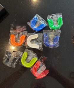 Sports Mouth Guards Assorted Colors 8-Pack