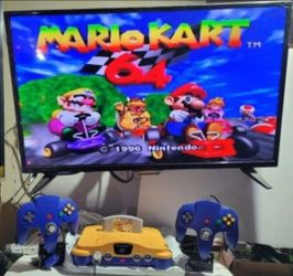Blue and yellow n64