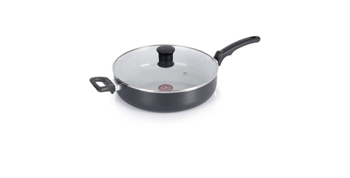 Ceramic Non Stick Jumbo Cookware Sauté Pan 5qt