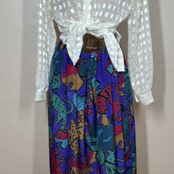 Skirt + Blouse Outfit 