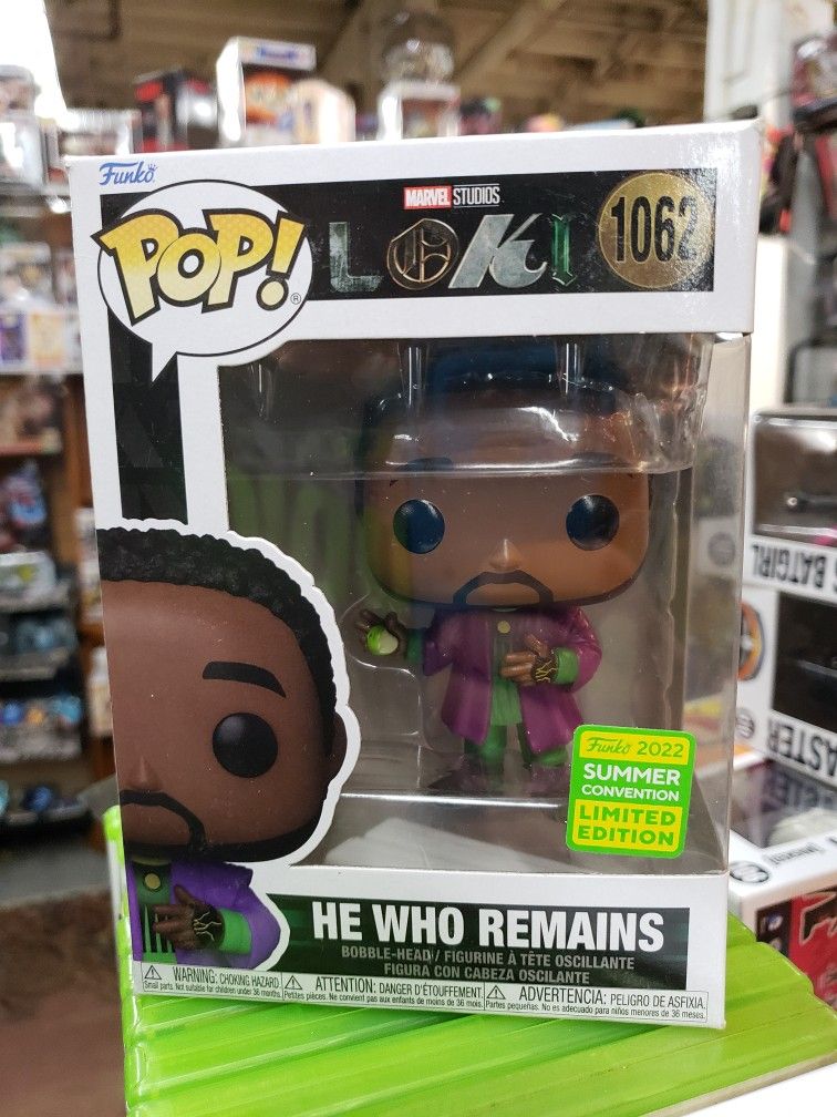 HE WHO REMAINS "LOKI" Funko POP! MARVEL #1062  2022 Summer Convention Exclusive (Heroes, Comic) 