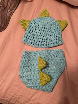 Knit Dinosaur Costume 