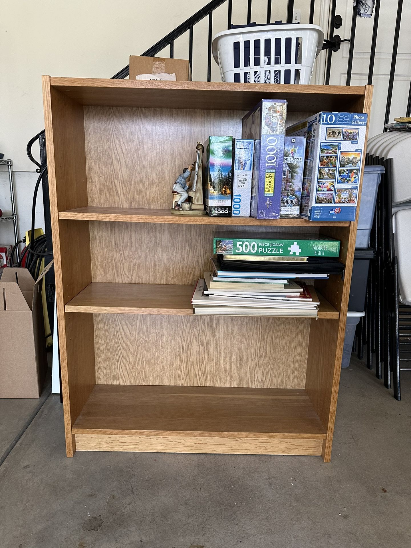 Book Shelf With 2 Adjustable Shelves