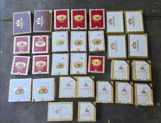 Empty cigar boxes  for storage or crafting