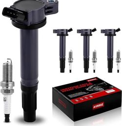 New 4 Ignition Coil Pack & 4 Spark Plug For Toyota Highlander Corolla RAV4