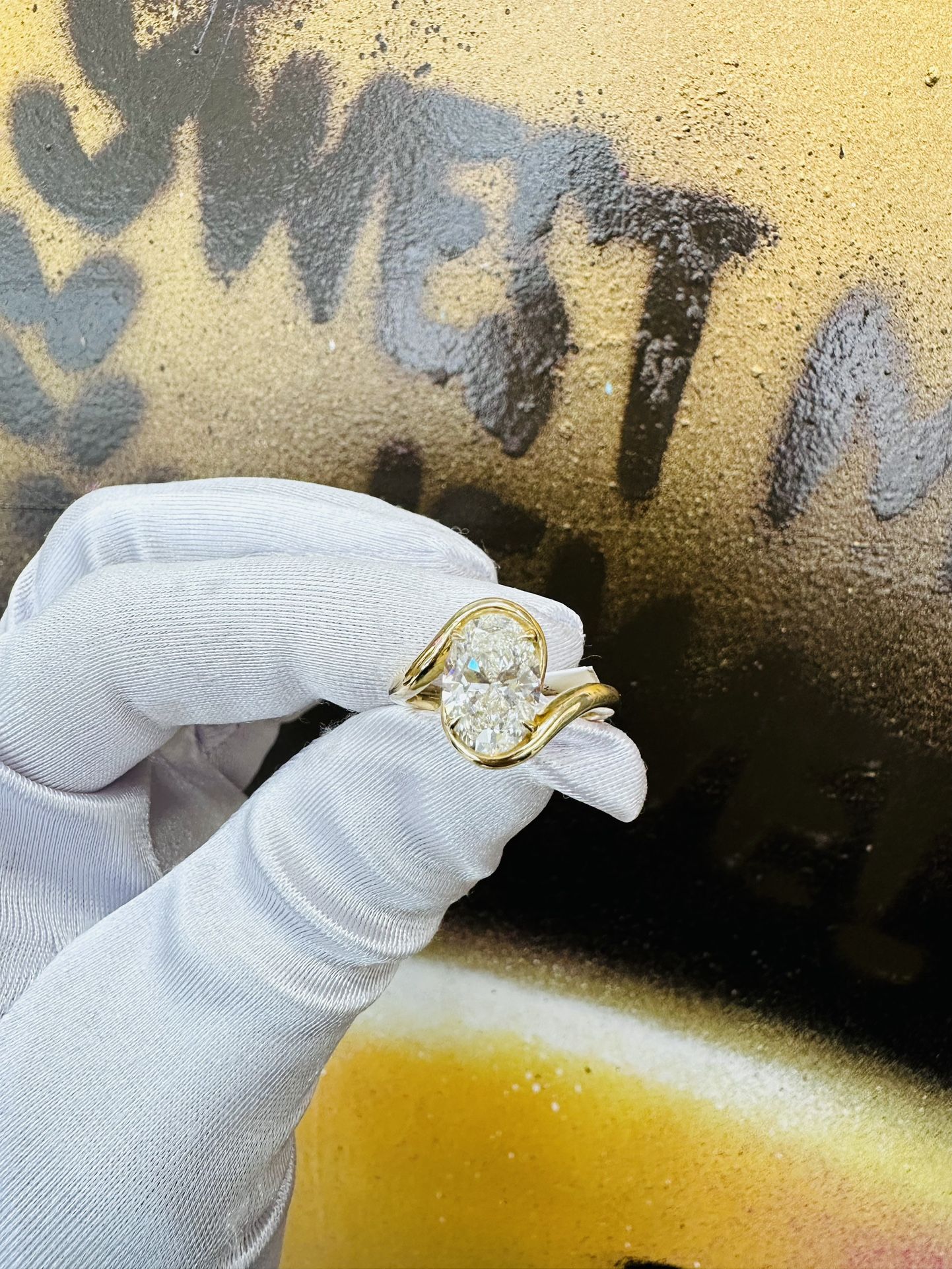 14k LAB Diamond Engagement Ring