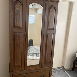 Antique Mirror Cabinet 