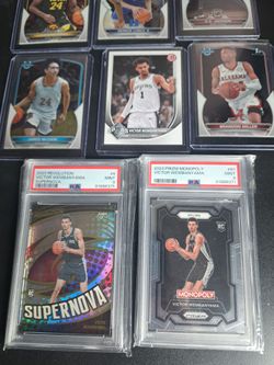 Victor wembanyama ROOKIE PSA 9 CARD Topps Panini Spurs NBA