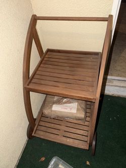Woof bar cart with wheels