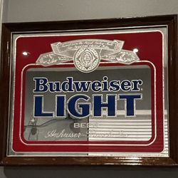 Budweiser light Mirror