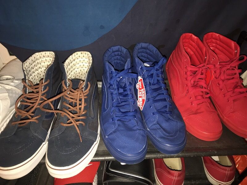 Vans size 11 high tops
