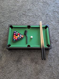 12x20 in mini pool table