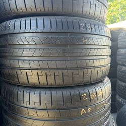 22” Tires Semi New Pirelli 285/30/22 With Free Installation $100 Each