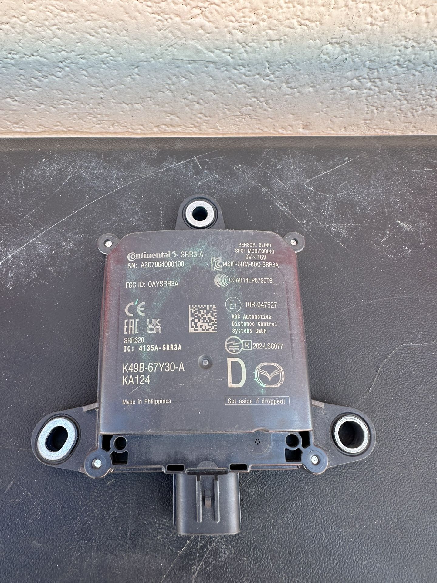 2024 MAZDA CX-5 REAR RIGHT SIDE BLIND SPOT RADAR SENSOR MODULE UNIT OEM