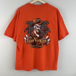 HARLEY DAVIDSON Neon Orange Las Vegas Nevada Joker Graphic Tee