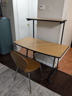 Desk and chair