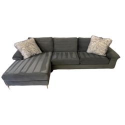 Gray Wayfair Sectional Couch Sofa *Free Delivery*