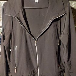 Calvin Klein Black Zip Up Light Weight Jacket. Size Med. Great Condition!