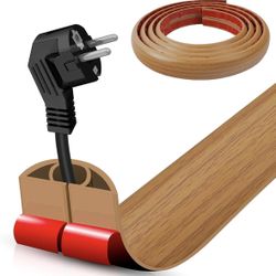 Floor Cord Cover Self Adhesive Cord Hider, Cable Management, 1.18" x 10 Feet.