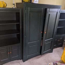 Desk Entertainment Center Console Shelf 