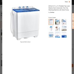 Brand New, Portable Washing Machine