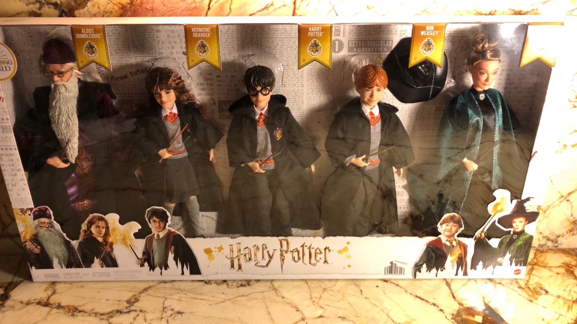 Harry Potter Wizarding World Set Of Five Detailed Characters