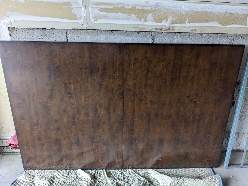 Wood Dining Room Table And Six Chairs