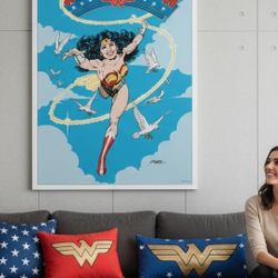 1988 Wonder Woman Vol. 2, #22 Through Destiny's Door Cover Print 16"X12" Poster NO FRAME POSTER PRINT ONLY New Condition.  This image is a fine art pr
